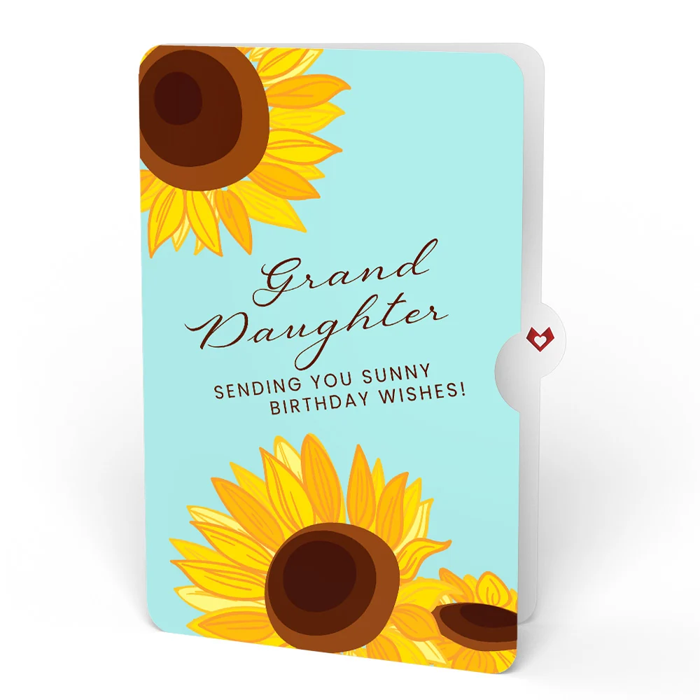 Lovepop Black-Eyed Susan Birthday Bouquet and Sentiment Set for Granddaughter Vase - Image 4