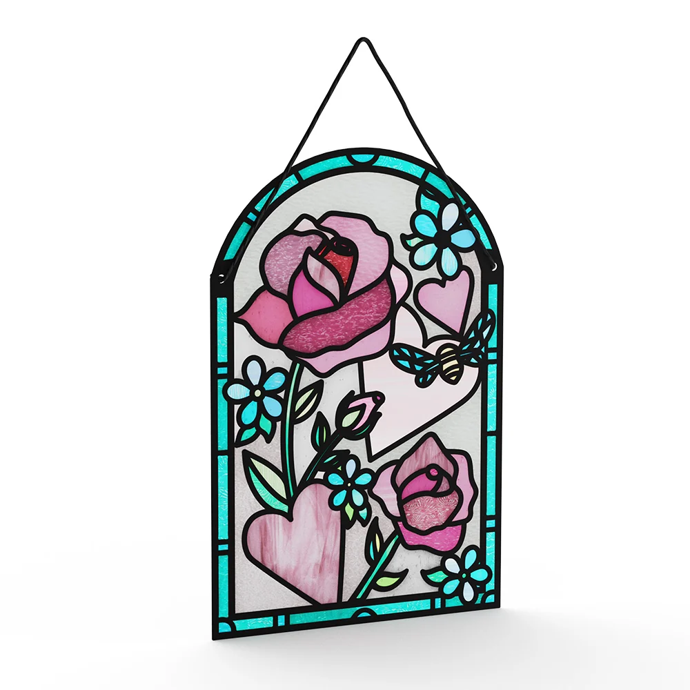 Lovepop Bee Mine Suncatcher Eres El Amor De Mi Vida Valentine Pop-Up Card and Sentiment Set Glass - Image 3
