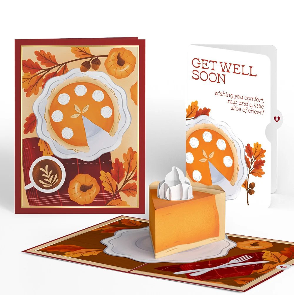 Lovepop Pumpkin Pie Get Well Soon Pop-Up Card and Sentiment Set