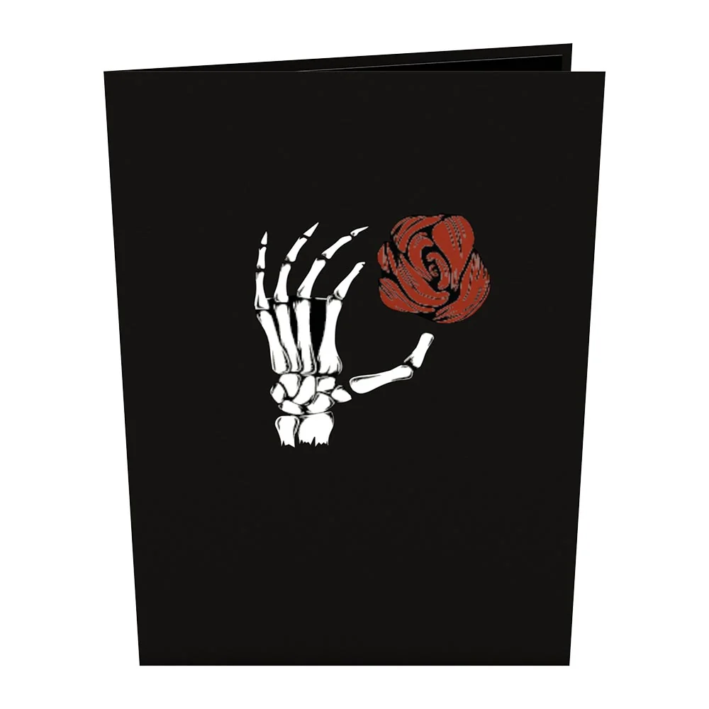 Lovepop Rose Skull Pop-Up Card - Image 6
