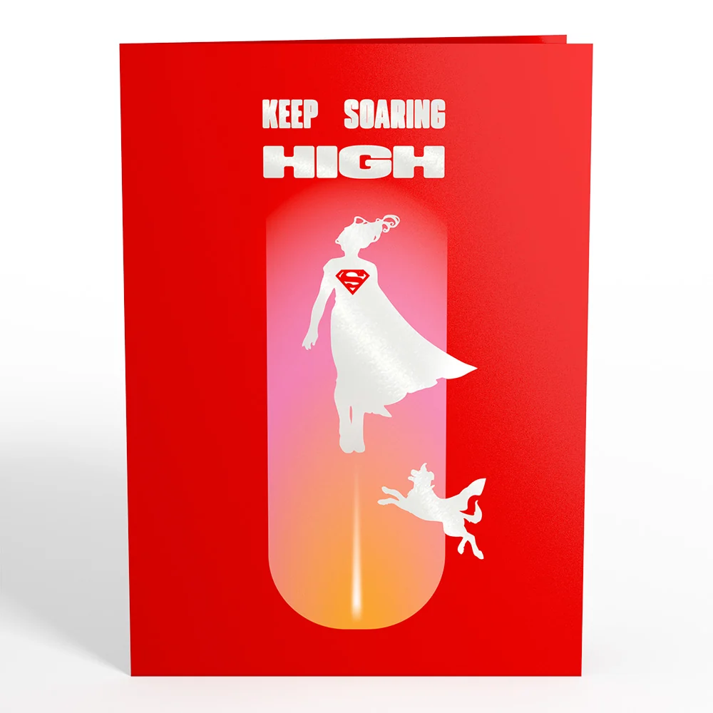 Lovepop Supergirl Keep Soaring High Pop-Up Card - Image 5