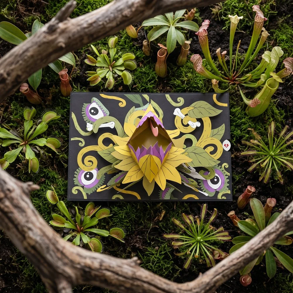 Lovepop Creepiest Greetings Halloween Venus Flytrap Pop-Up Card - Image 2