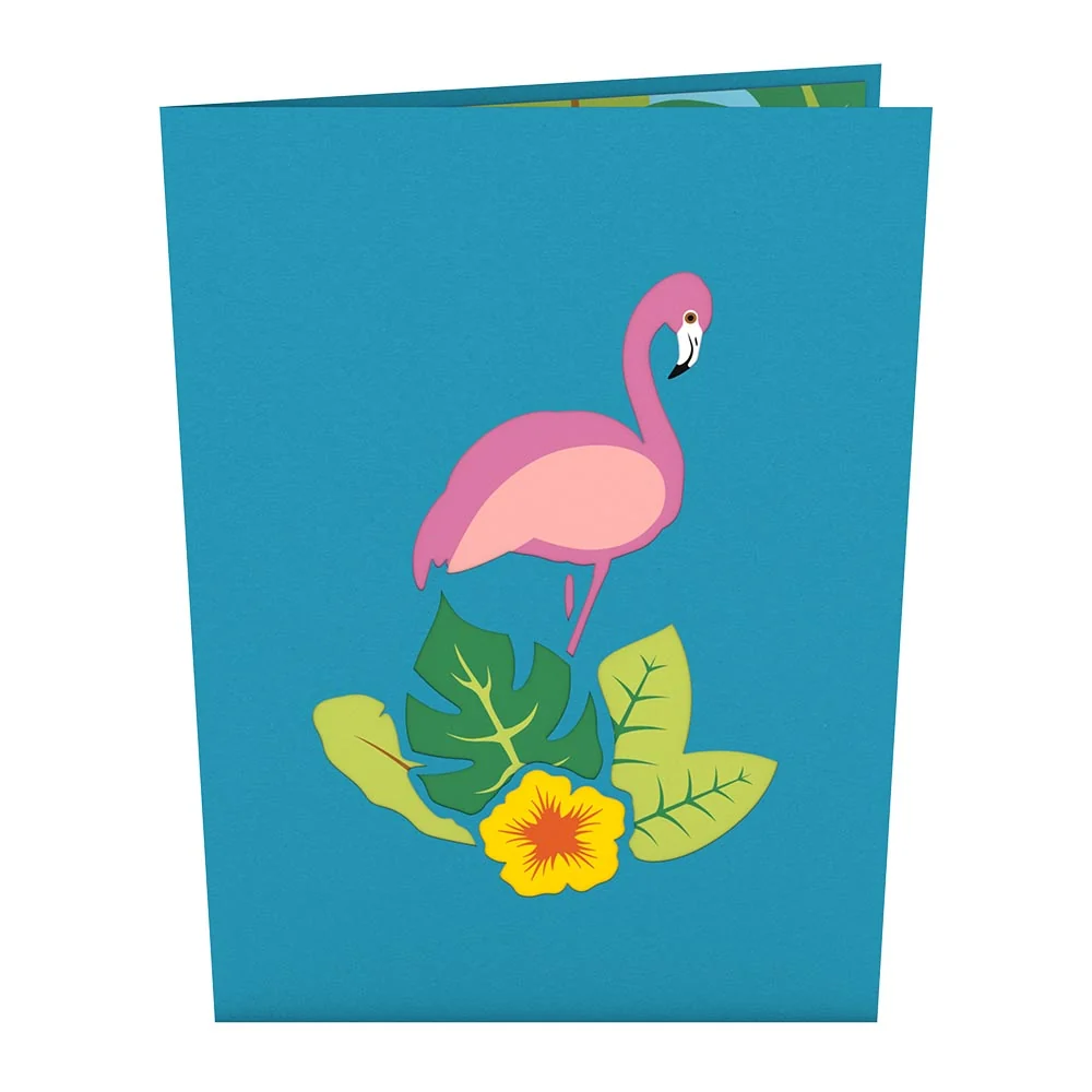 Lovepop Flamingo Pop-Up Card - Image 4