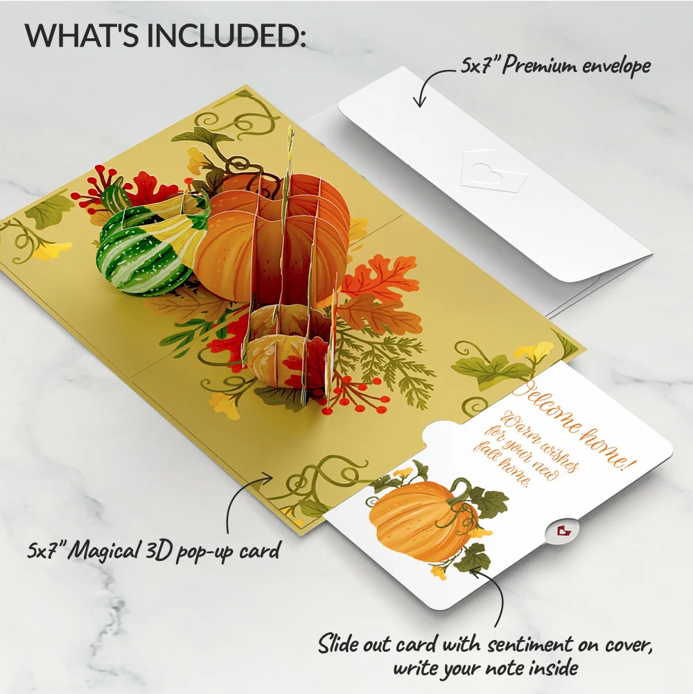 Lovepop Fall is in the Air Housewarming Pop-Up Card and Sentiment Set - Image 2