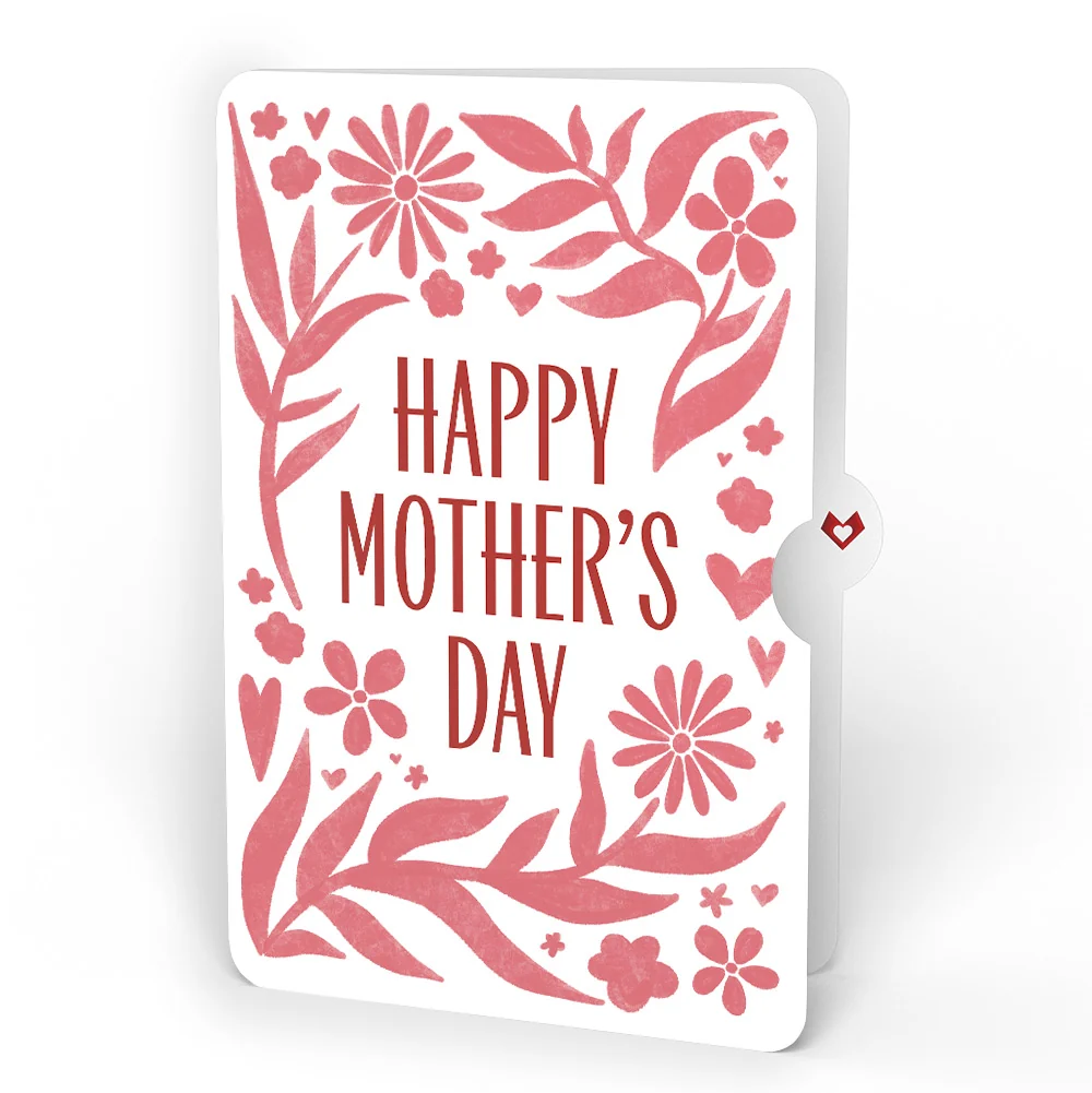 Lovepop Stitched with Love Mother’s Day HeartFelt Charm Card and Bold Petal Pattern Sentiment Set for Mom - Image 4