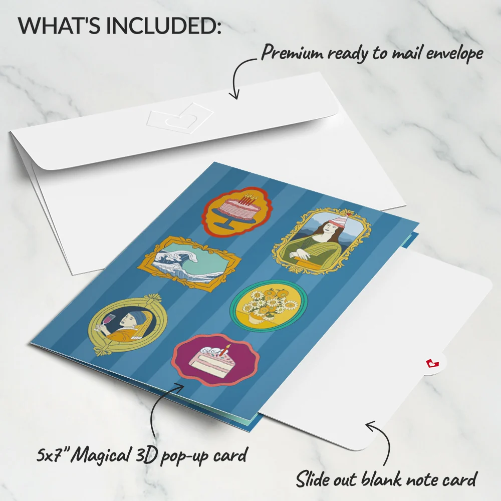 Lovepop Happy Birthday to a True Masterpiece Pop-Up Card - Image 7