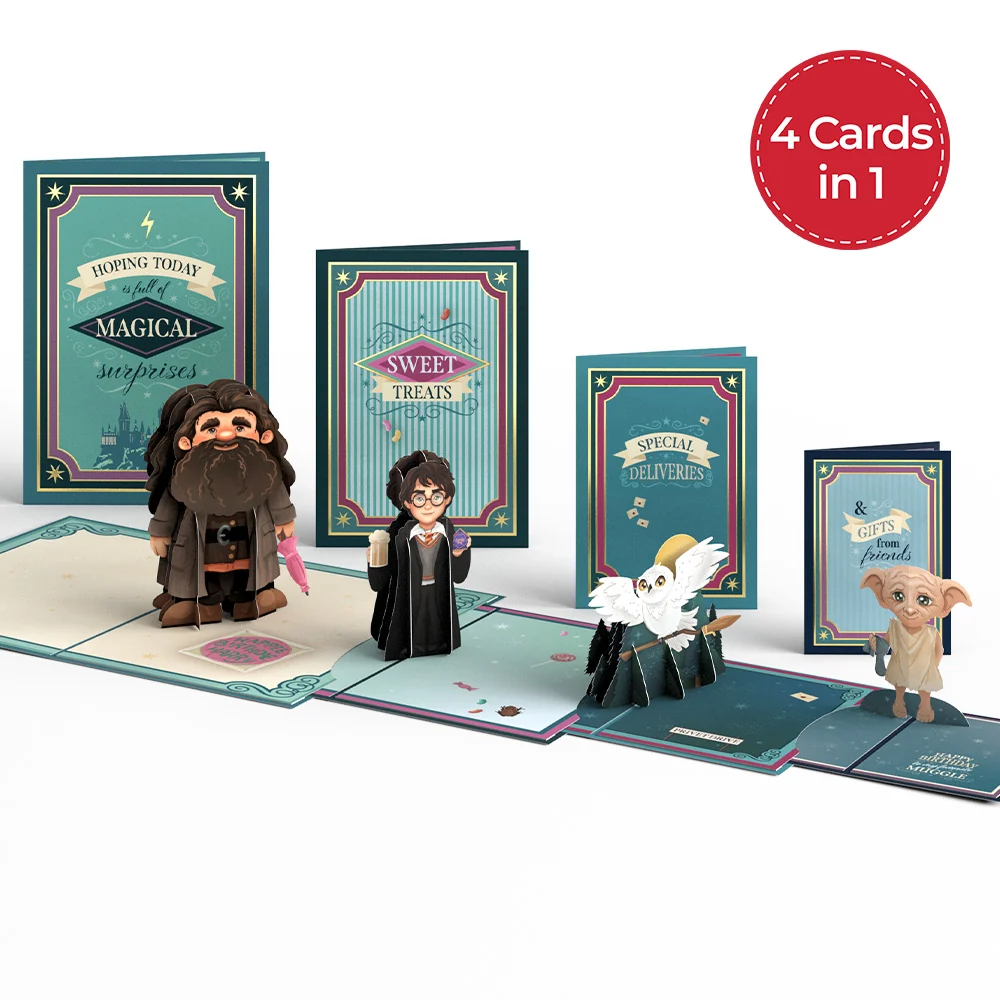 Lovepop Harry Potter Magical Birthday Surprises 4-in-1 Nesting Card