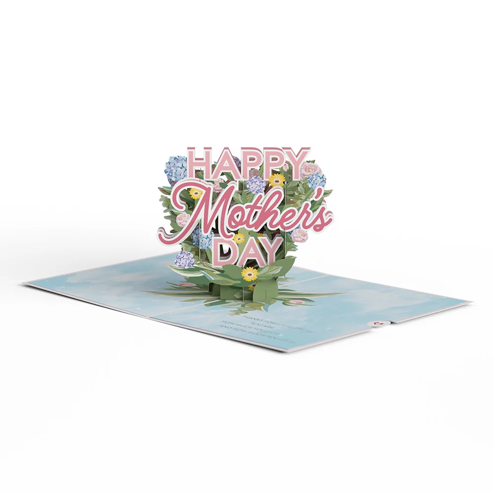 Lovepop To My Wife Hydrangea Pop-Up Card - Image 3