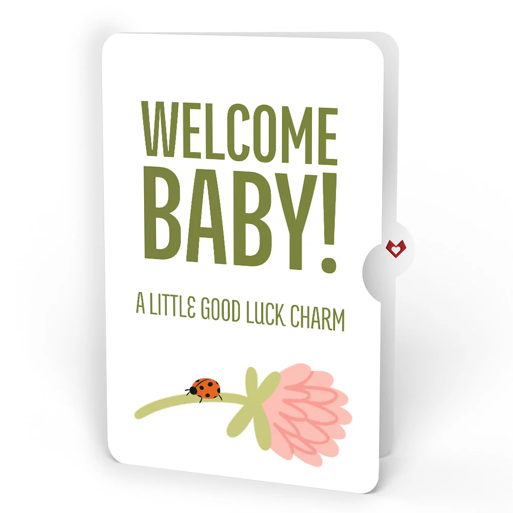 Lovepop Shamrock Fields New Baby Pop-Up Card and Sentiment Set for New Parent Cream - Image 4