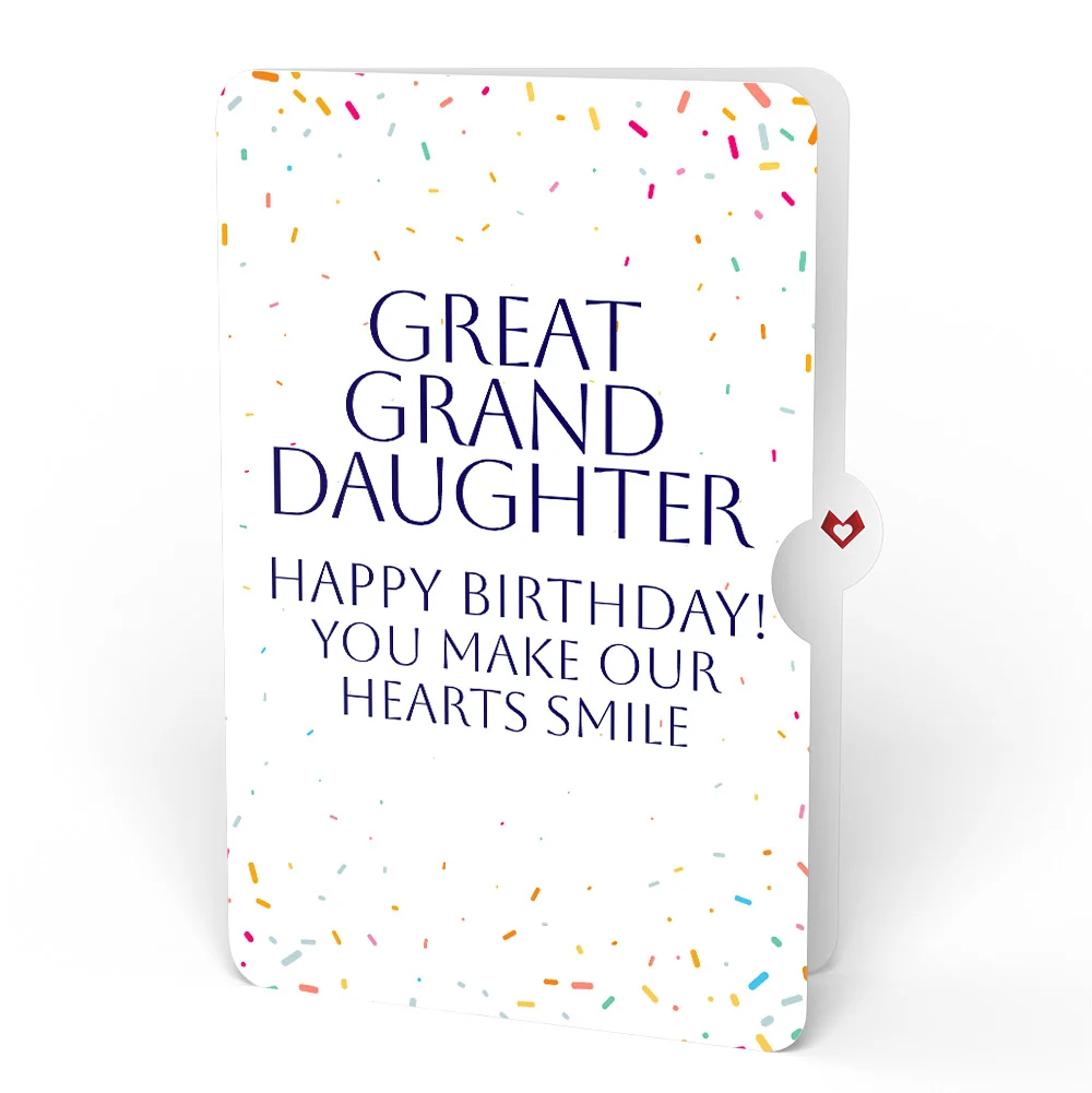 Lovepop Wishing You a Happy Birthday Music and Lights Pop-Up Card and Sentiment Set for Great Granddaughter - Image 4