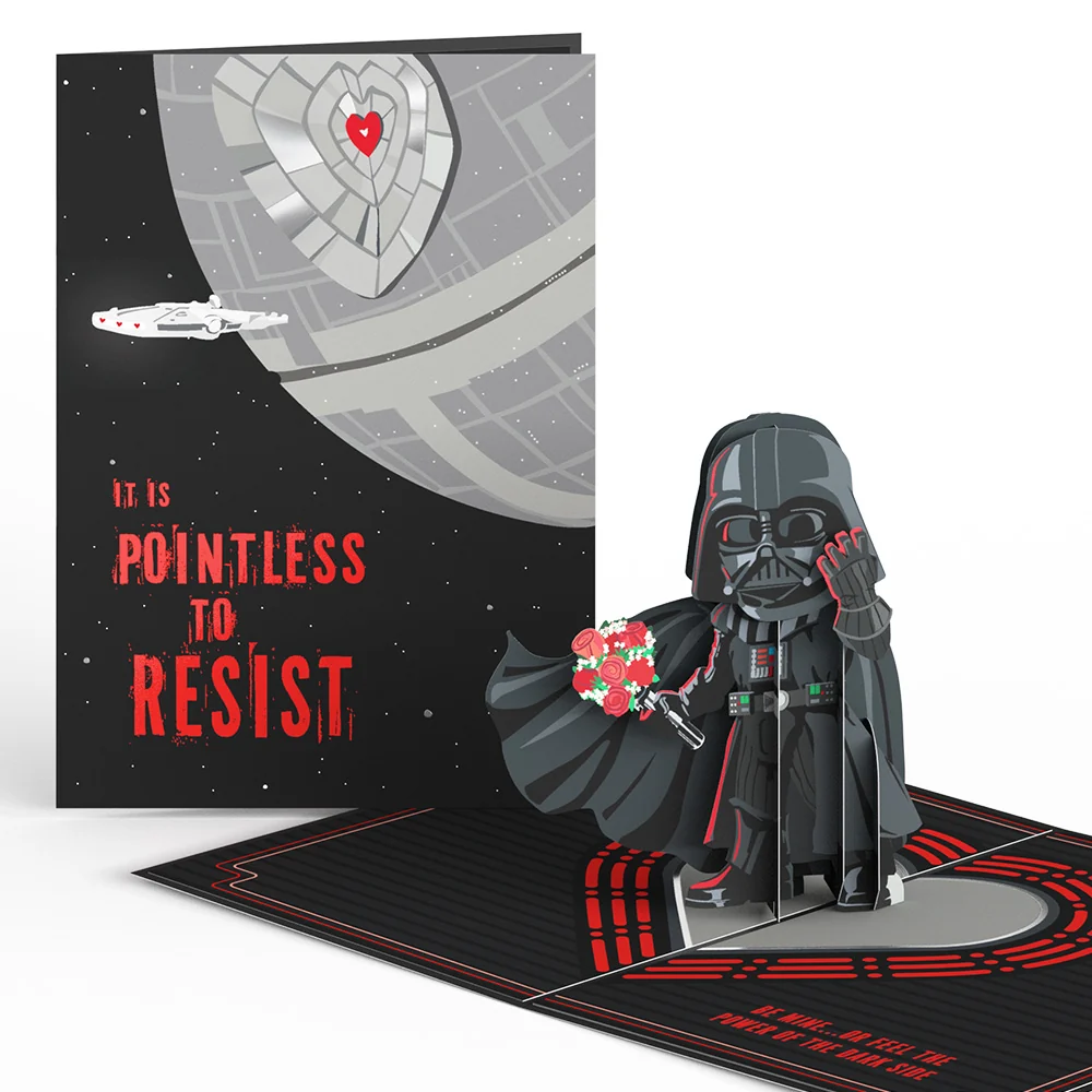 Lovepop Star Wars Darth Vader Be Mine Pop-Up Card