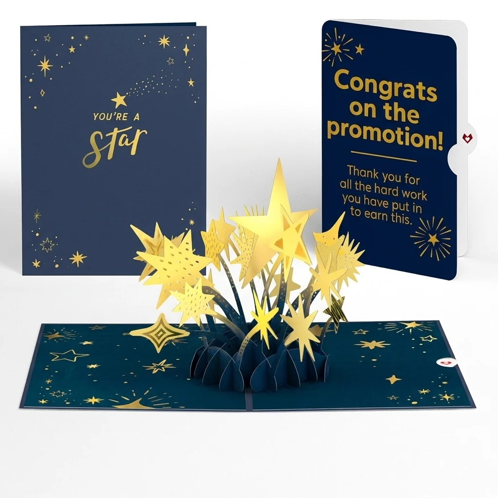 Lovepop You're a Star Pop-Up Card and Congrats on the Promotion Sentiment Set