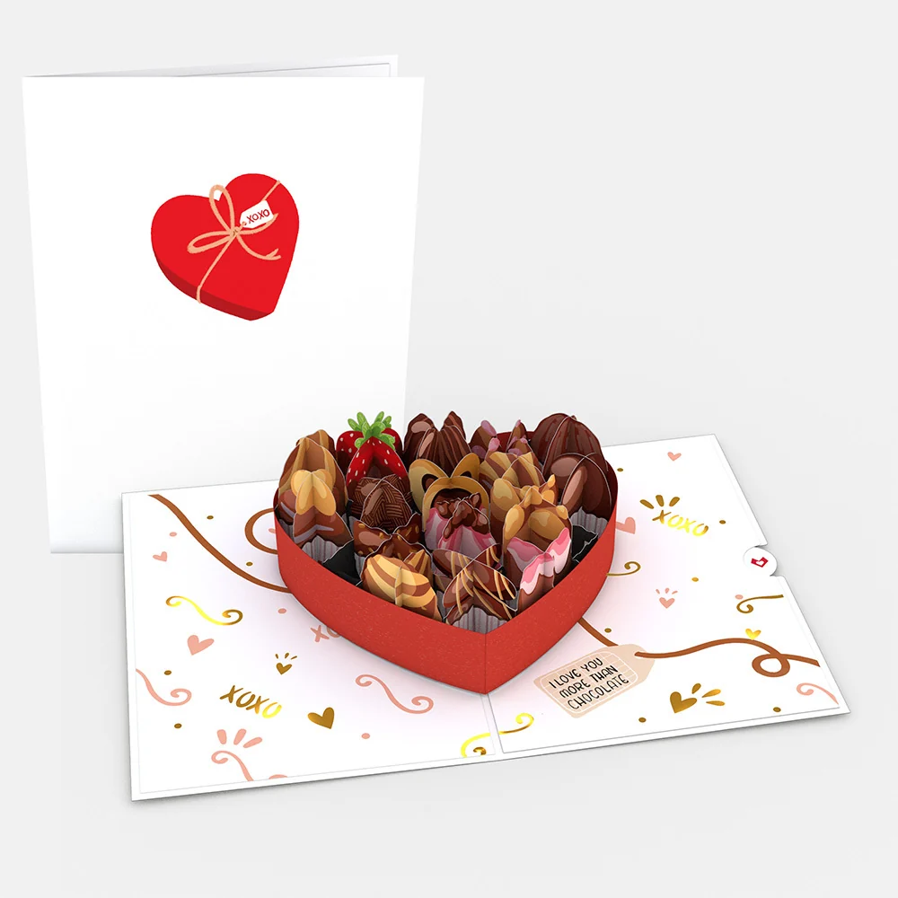Lovepop Love You More Than Chocolate Pop-Up Card