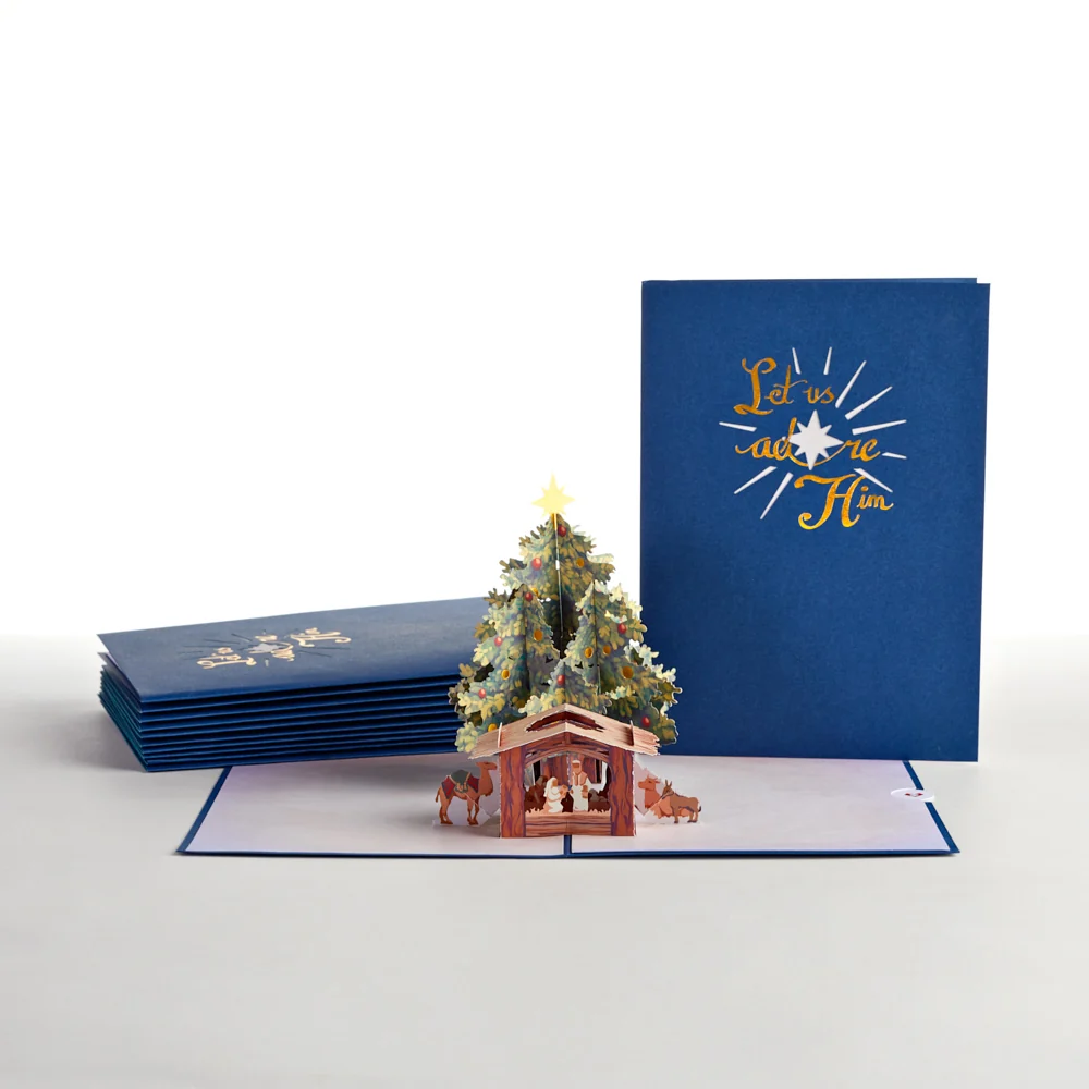 Lovepop Nativity Christmas Tree 12-Pack