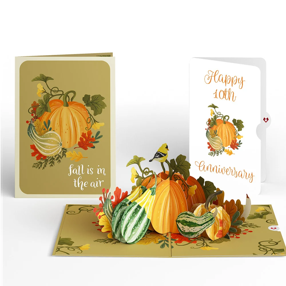 Lovepop Fall is in the Air 10th Anniversary Pop-Up Card and Sentiment Set