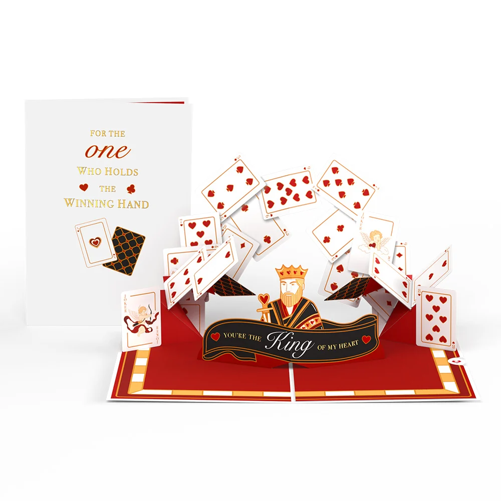 Lovepop King of My Heart Pop-Up Card