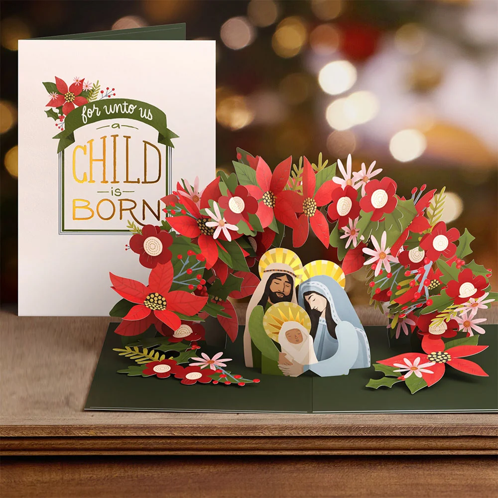 Lovepop A Child Is Born Christmas Pop-Up Card