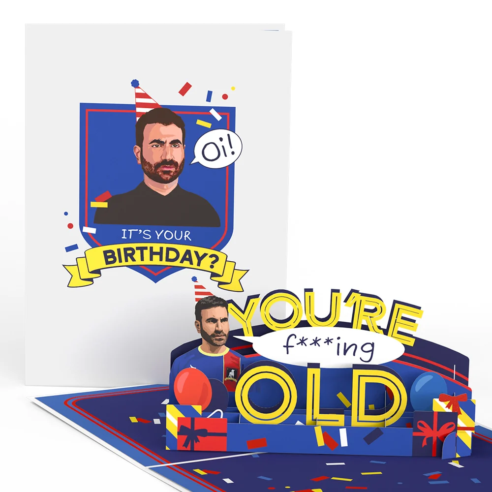 Lovepop Ted Lasso Oi! It’s Your Birthday Pop-Up Card