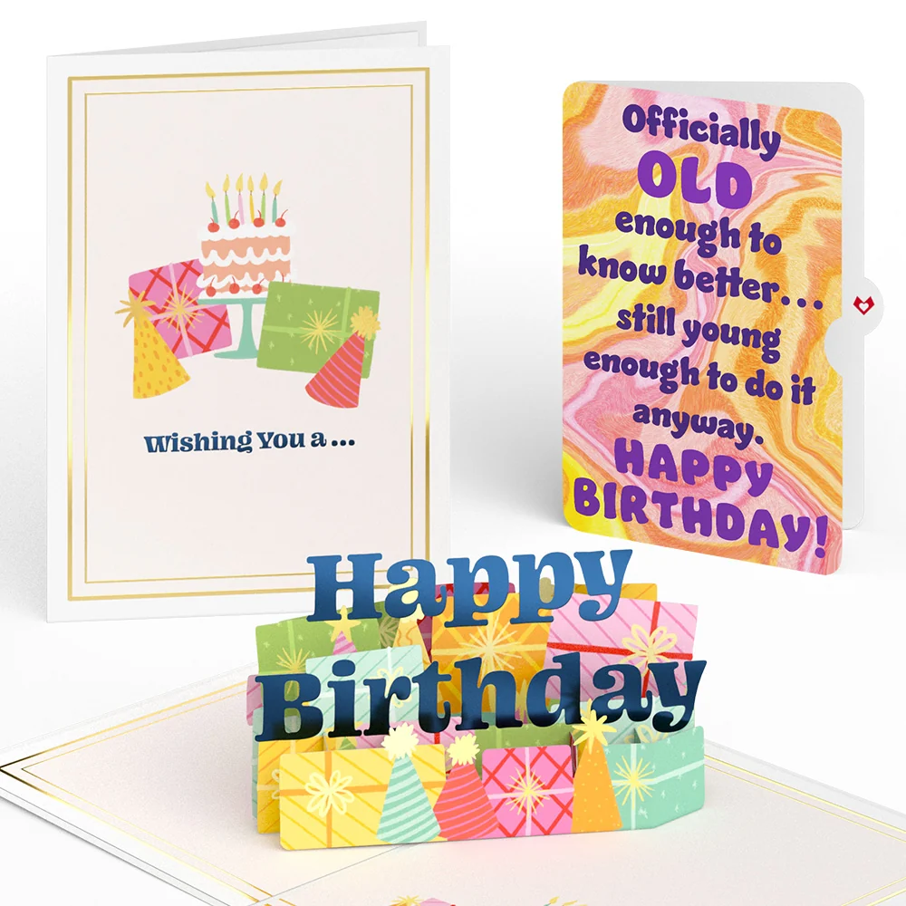 Lovepop Wishing You a Happy Birthday Pop-Up Card and Sentiment Set