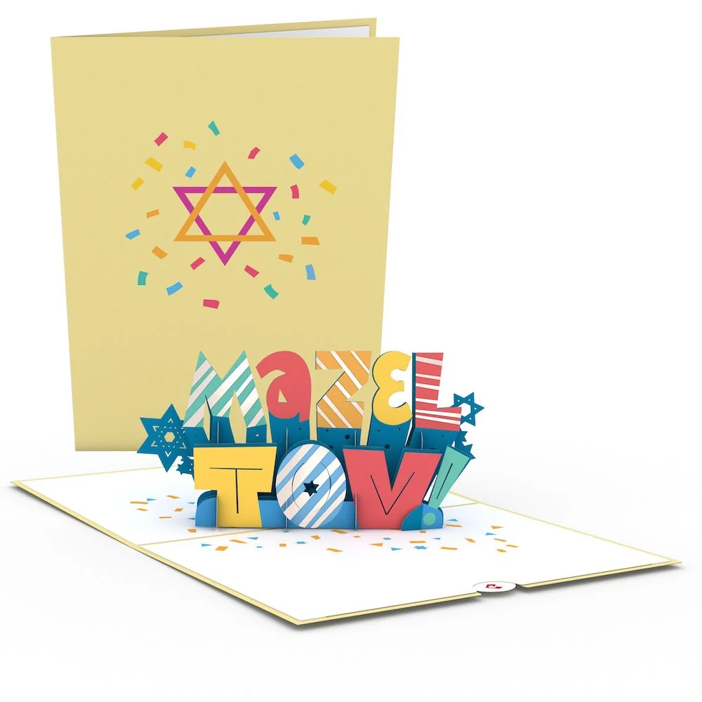 Lovepop Confetti Mazel Tov Pop-Up Card