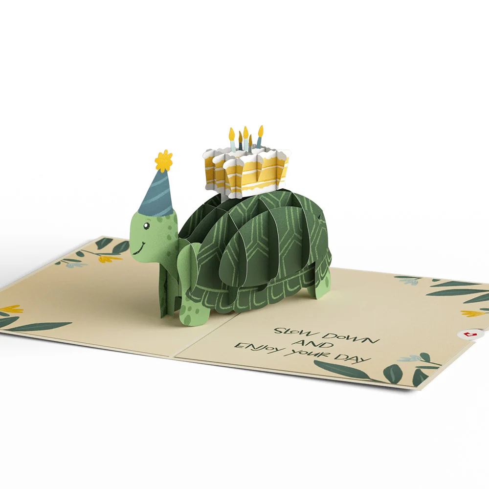 Lovepop Shell-ebrate Birthday Turtle Pop-Up Card - Image 4
