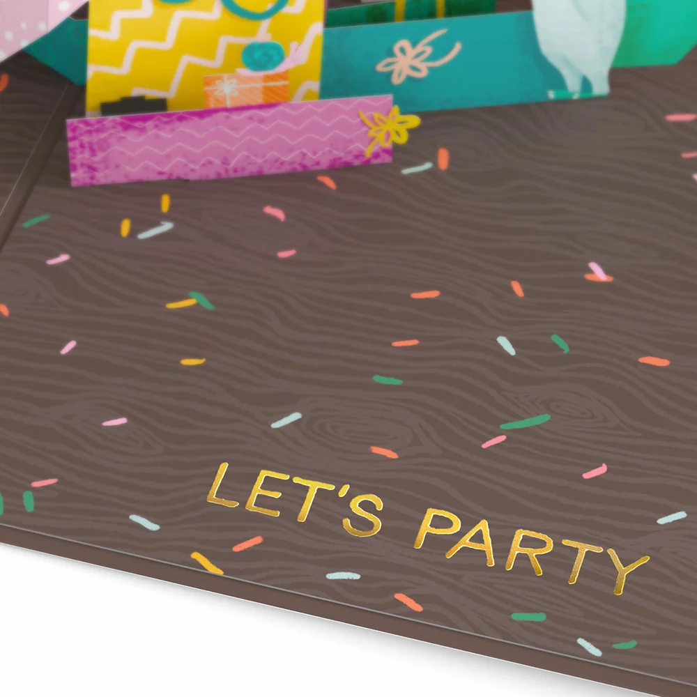 Lovepop Party Animals Birthday Pop-Up Card - Image 3
