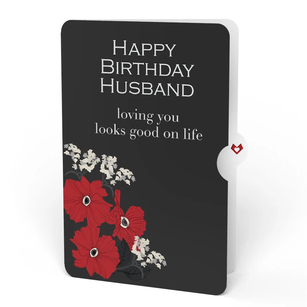 Lovepop Only Have Eyes for You Birthday Pop-Up Card and Sentiment Set for Husband - Image 4