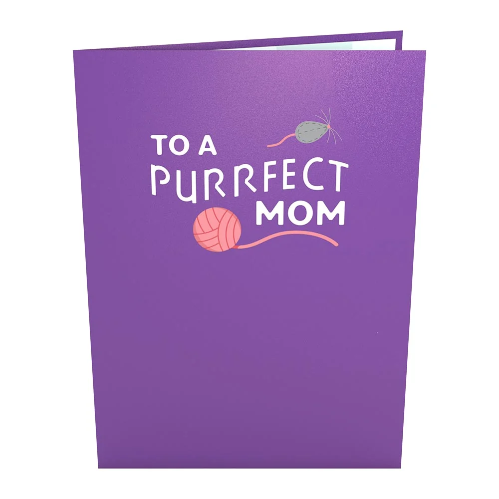Lovepop Purrfect Mom Mother's Day Cat Pop-Up Card - Image 4