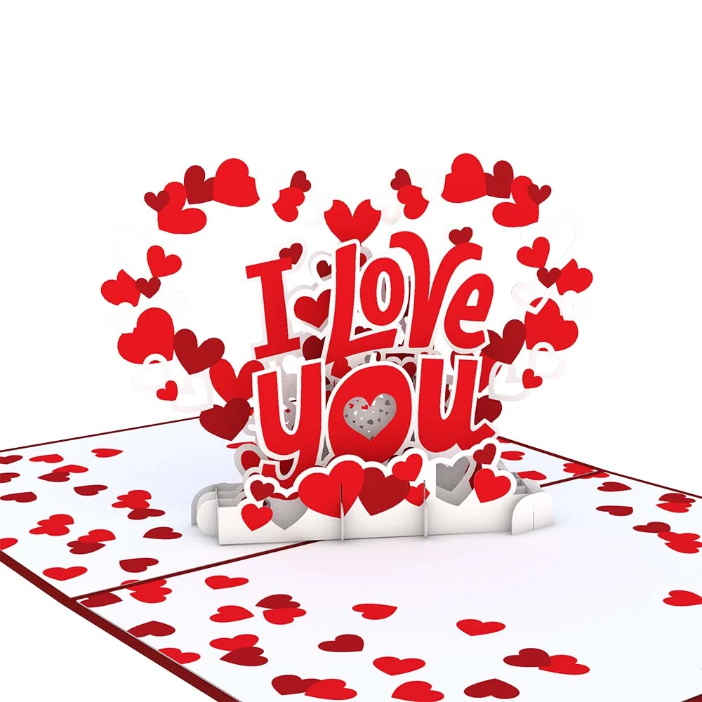 Lovepop I Love You Pop-Up Card - Image 2