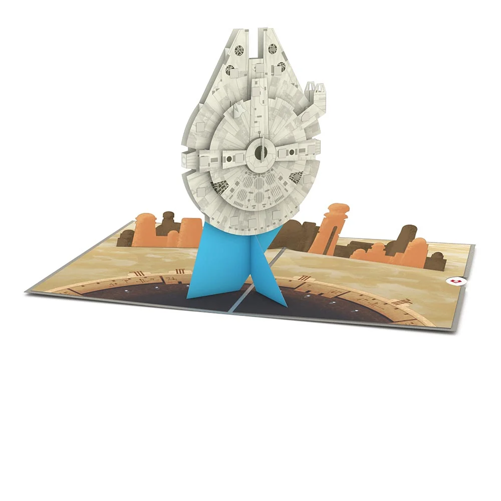 Lovepop Star Wars Millennium Falcon Pop-Up Card - Image 3