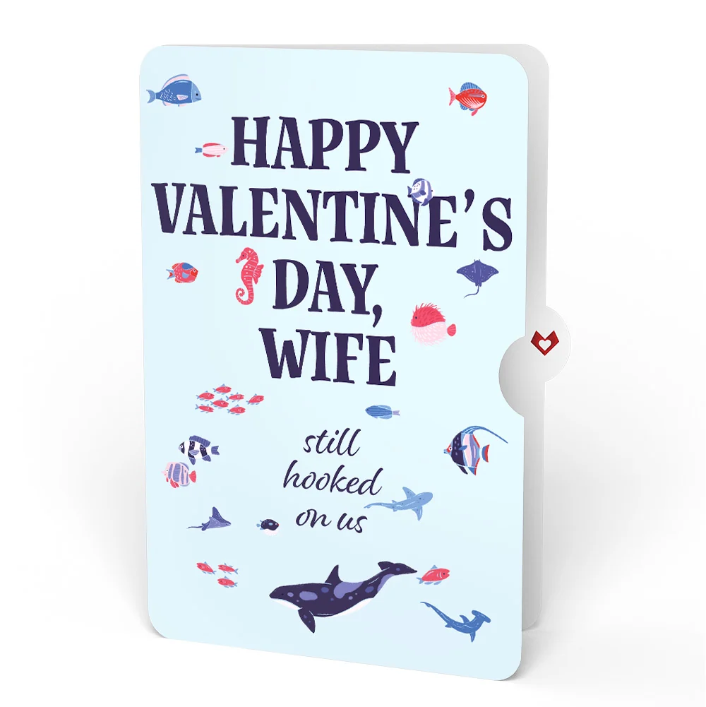 Lovepop I Chews You Shark Valentine Pop-Up Card and Sentiment Set for Wife - Image 4