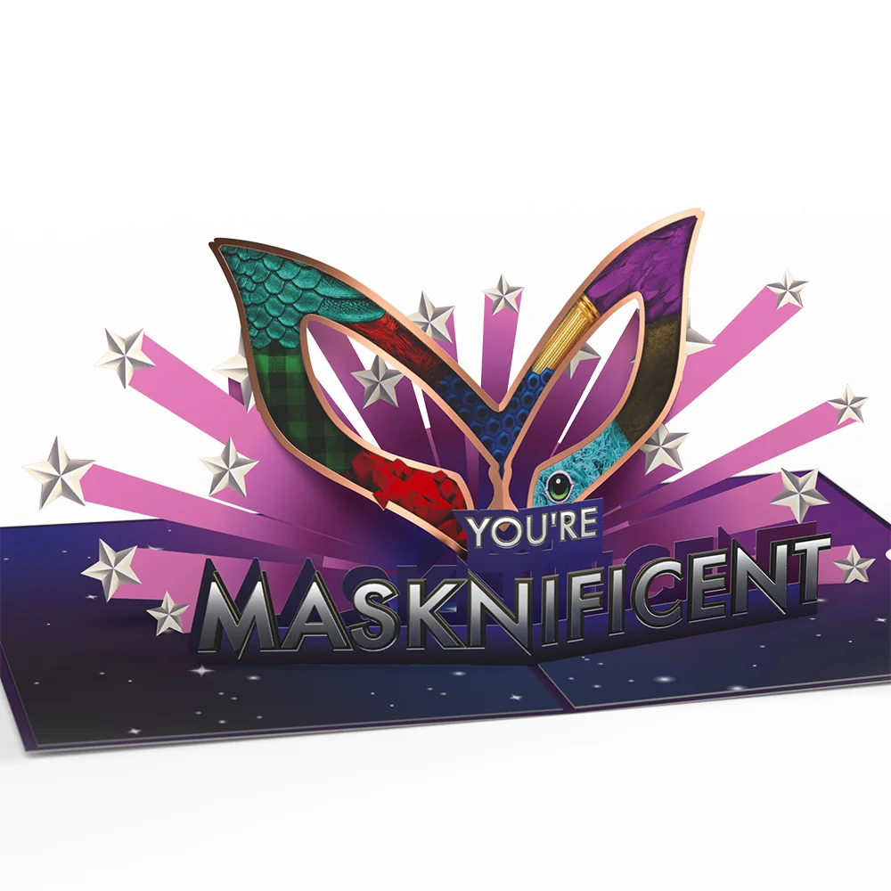Lovepop The Masked Singer You’re Masknificent Pop-Up Card - Image 2