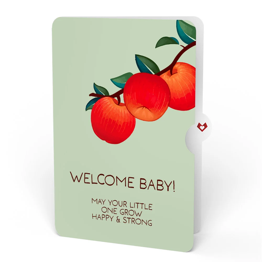 Lovepop Apple Tree New Baby Pop-Up Card and Sentiment Set - Image 4