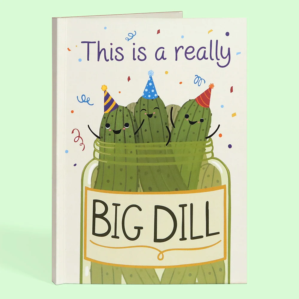 Lovepop 'Big Dill' Birthday Pickle Plushpop Card - Image 6