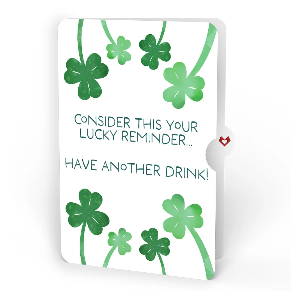 Lovepop Shamrock Basket St. Patrick’s Day Pop-Up Card and Shamrock Cheers Sentiment Set - Image 4