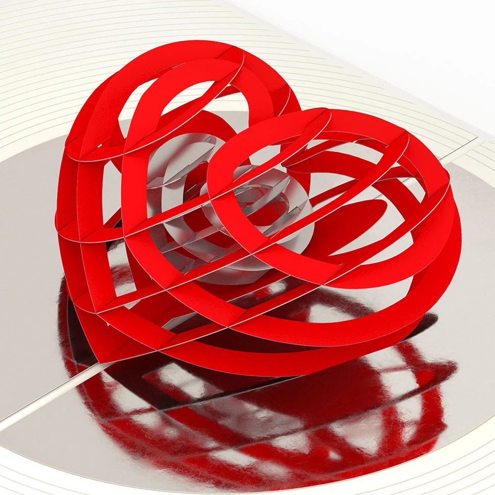 Lovepop OK Go: Love Pop-Up Card and Timeless Melody Valentine's Day Sentiment Set - Image 3