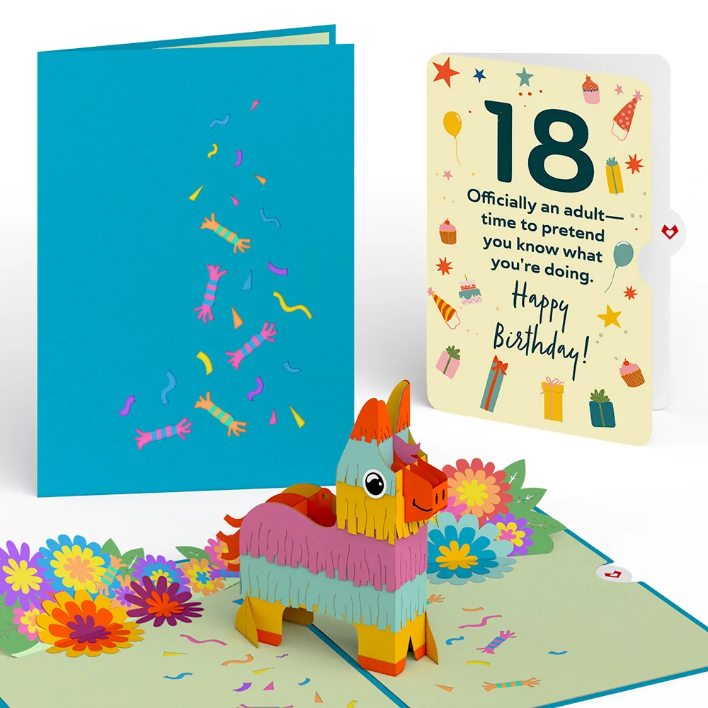 Lovepop Pinata 18th Birthday Pop-Up Card and Sentiment Set
