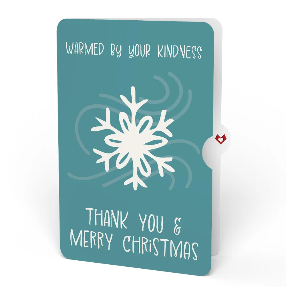 Lovepop Night Sky Santa Sleigh Christmas Pop-Up Card and Snowflake Kindness Sentiment Set - Image 4