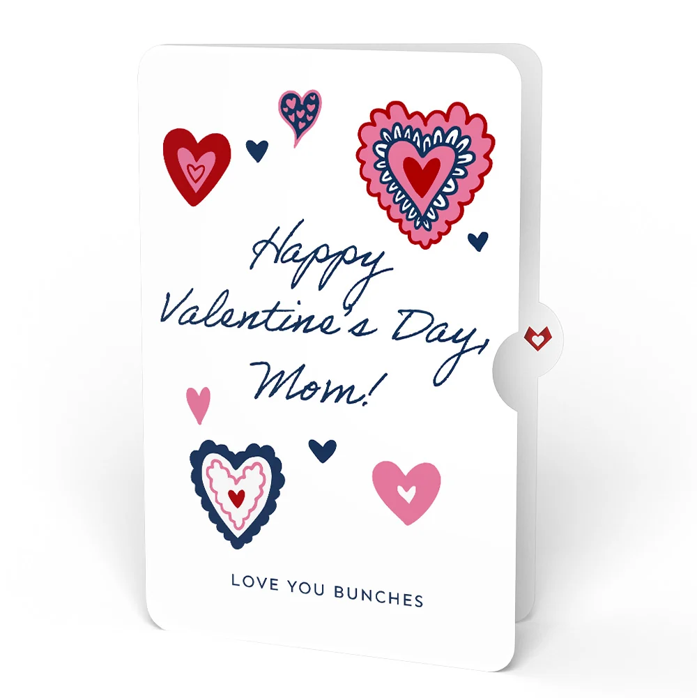 Lovepop Everlasting Rose Valentine HeartFelt Charm Card and Sentiment Set for Mom Cream - Image 4