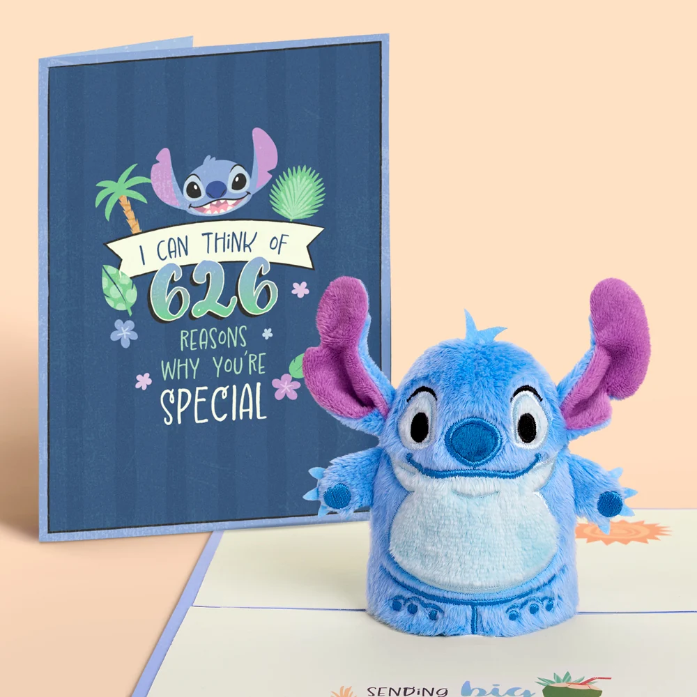 Lovepop Disney's Stitch '626 Reasons' Plushpop Card