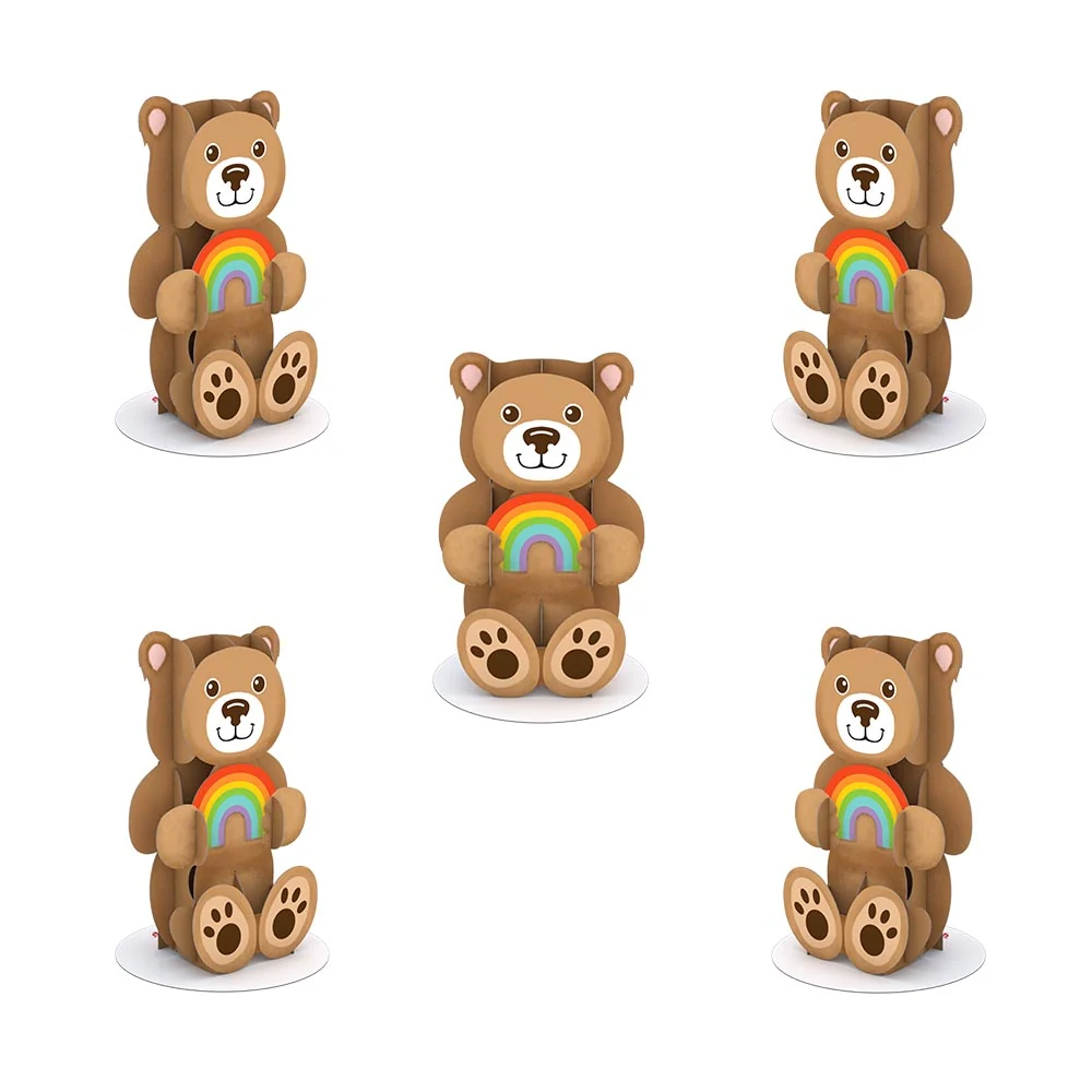 Lovepop Stickerpop: Rainbow Bear (5-Pack)