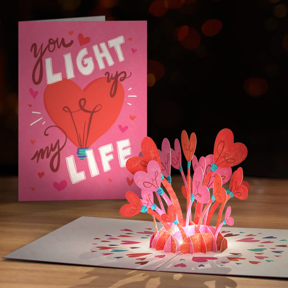 Lovepop Whimsical Love Light-Up Card 5-Pack - Image 6