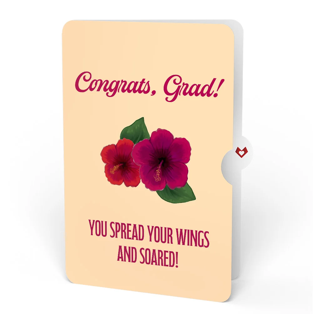 Lovepop Rainforest Toucan Graduation Pop-Up Card and Hibiscus Sentiment Set - Image 4