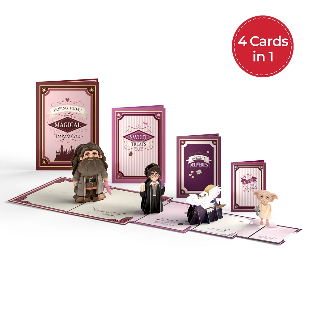 Lovepop Harry Potter Magical Valentine's Day 4-in-1 Nesting Card