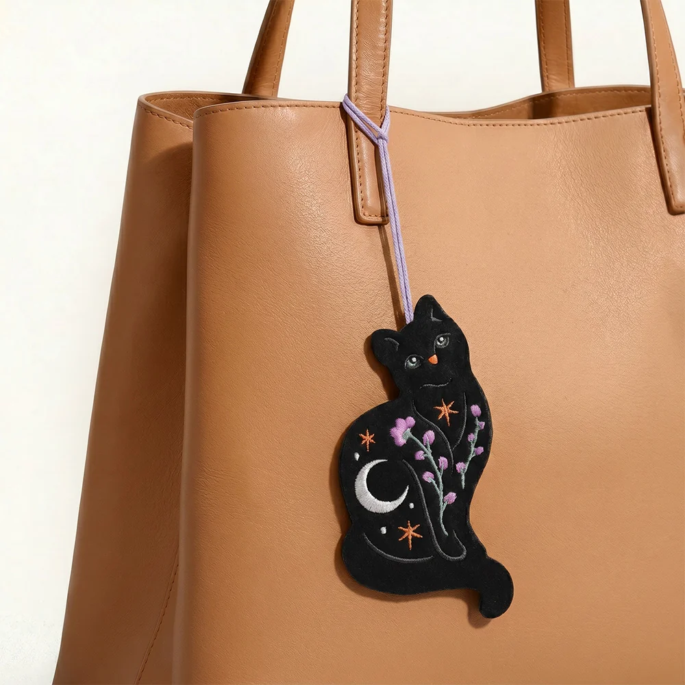Lovepop Mystic Black Cat HeartFelt Charm Card