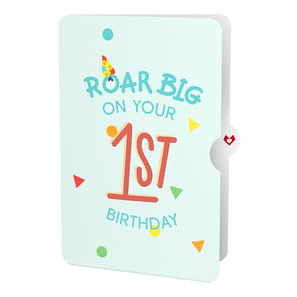 Lovepop Dinosaurs 1st Birthday Pop-Up Card and Sentiment Set - Image 4