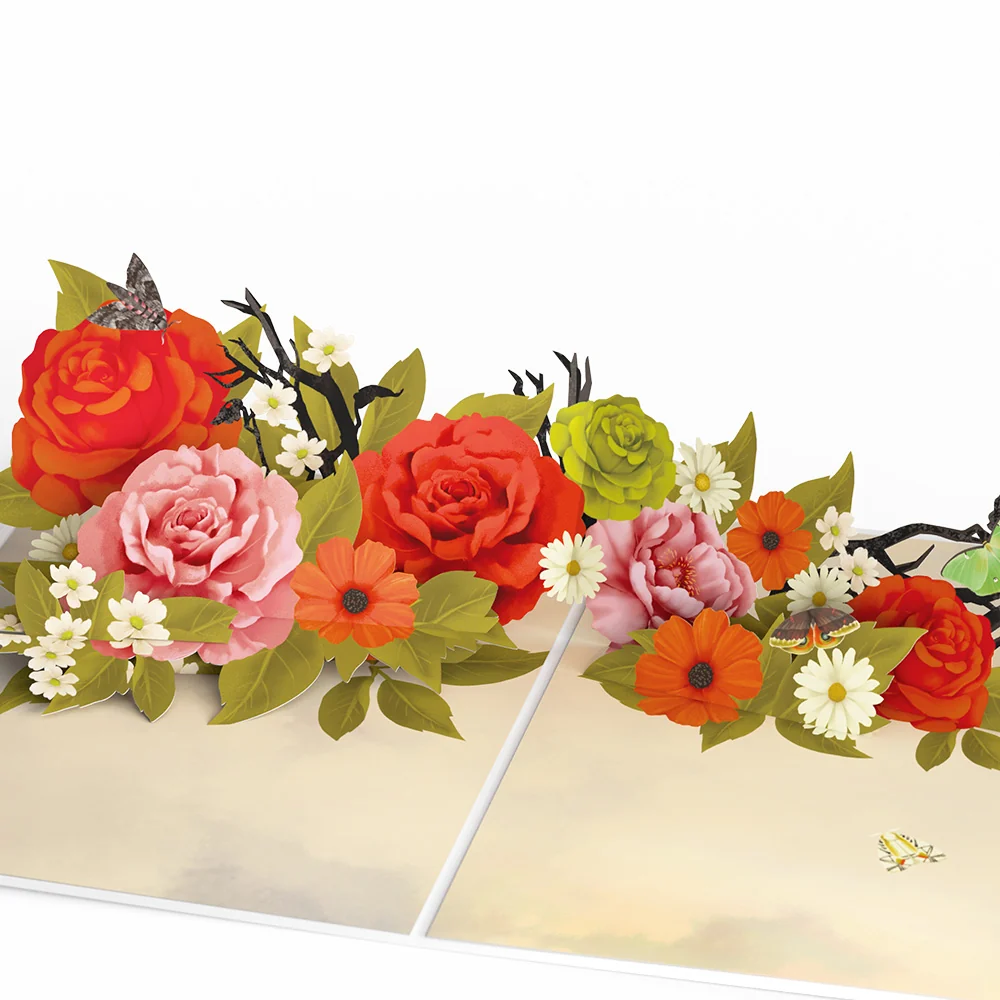 Lovepop Midnight Florals Birthday Pop-Up Card and Gemini Zodiac Sentiment Set - Image 3