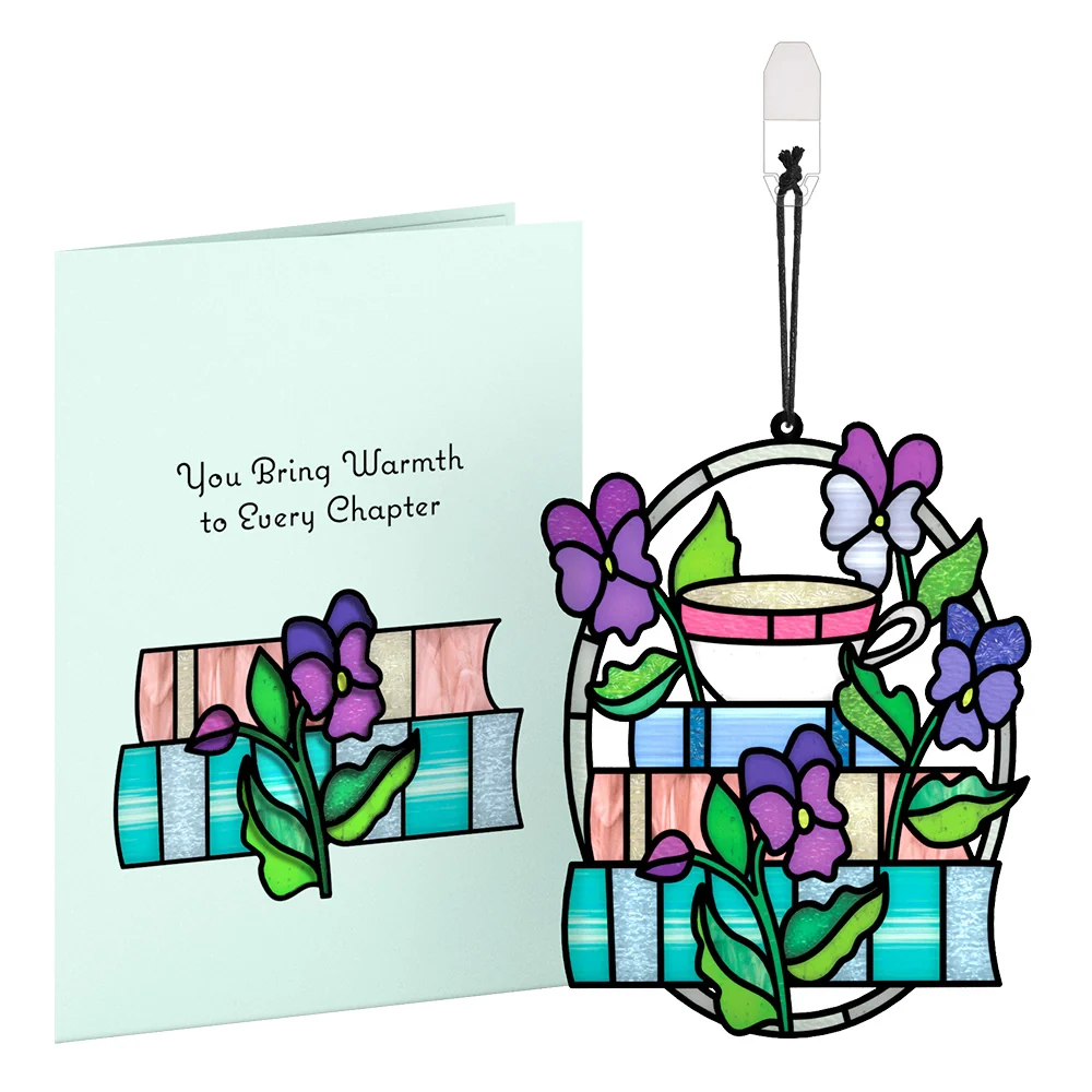 Lovepop Warmth in Every Chapter Suncatcher Card - Image 2