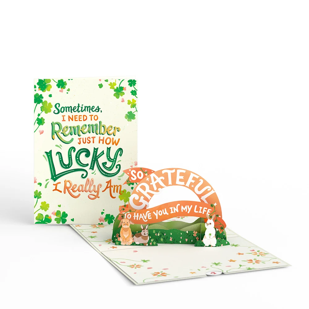 Lovepop How Lucky I Am Pop-Up Card