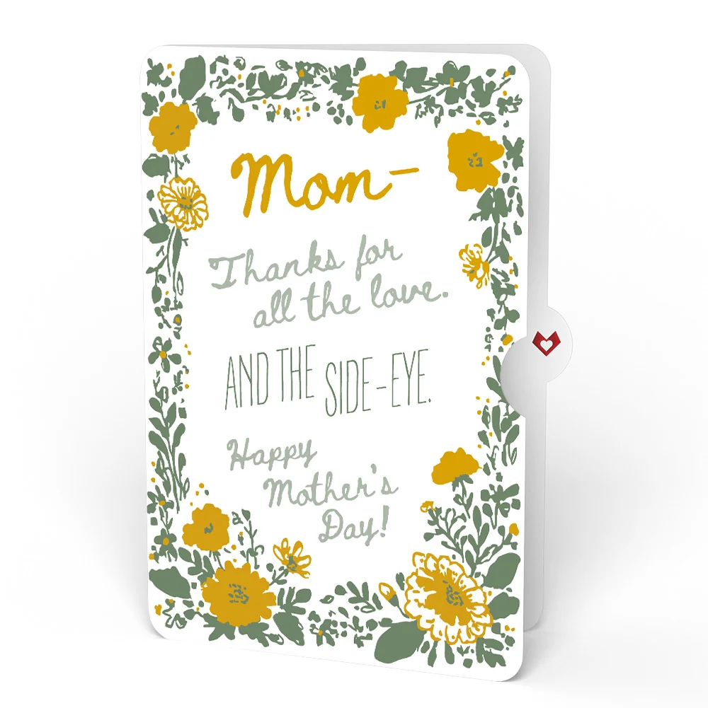 Lovepop Novel Day Mother’s Day Petal Pressed Bookmark Card and Golden Wildflower Frame Sentiment Set for Mom - Image 4